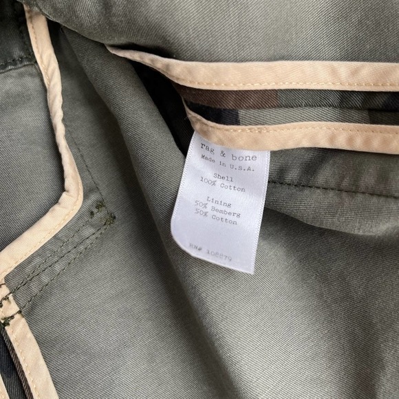 Rag and Bone Leigh Camo Jacket Size 4 - Picture 6 of 10